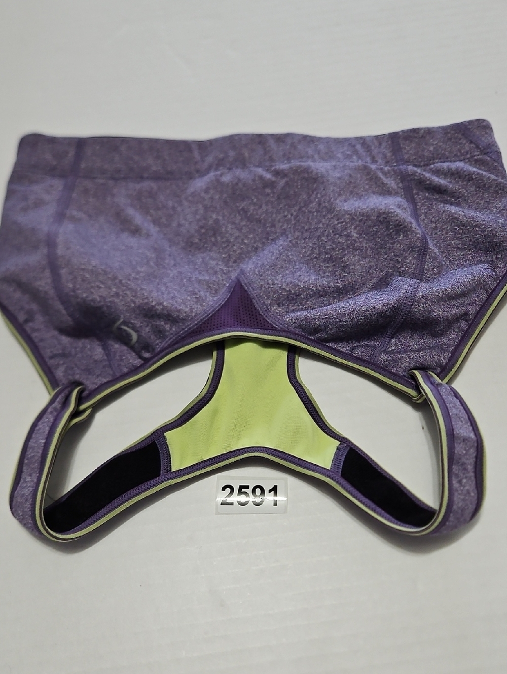 Moving Comfort Rebound Racer Purple Supportive Racerback Sports Bra Size 36D - Picture 7 of 7